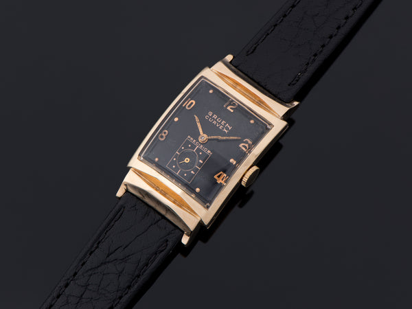 Gruen Curvex Constellation 14K Gold Watch