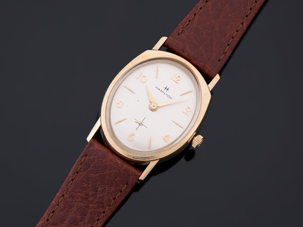 S*e様 Hamilton 自動巻き時計 ダークブラウン レザー Hamilton Asymmetric Sea-Ranger Watch