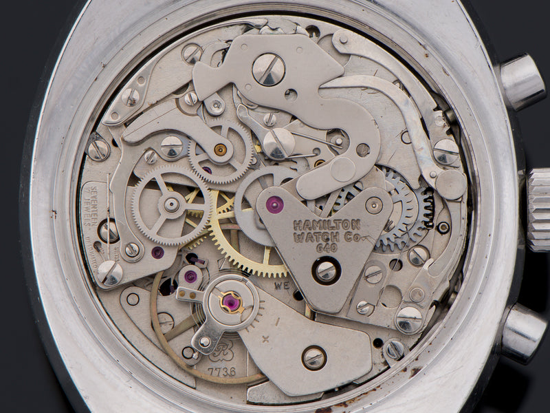 Hamilton Chronograph G Valjoux 7736 Hamilton 640 Triple Register Watch Movement