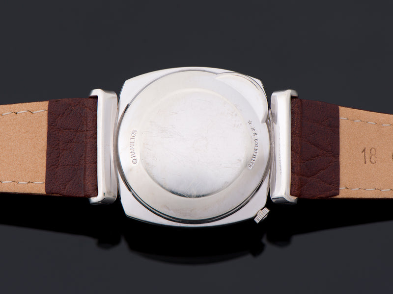 Hamilton Electric White Gold Filled Gemini Watch Case Back