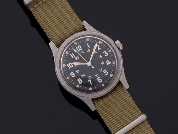 Hamilton Vietnam Era Military Hacking GG-W-113 Watch