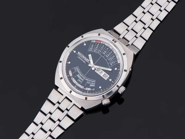 時計 WITTNAUER AUTOMATIC ウィットナー オートマチック ブラックDL 1960年代 | VINTAGE WATCH