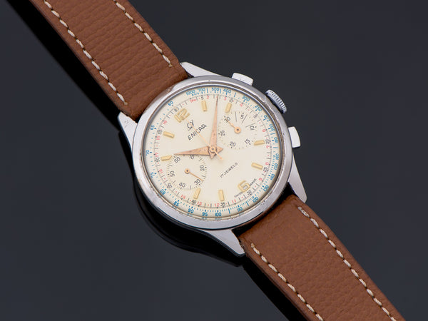 Enicar-Chronograph-Valjoux-92-