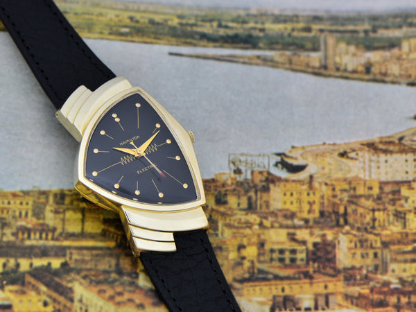 HAMILTON エレクトリック 腕時計 GOLD Hamilton-Electric-Ventura-14K-