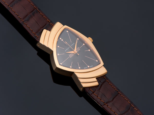 Hamilton Ventura Reissue Limited 50th Anniversary Edition Watch Rose Gold H244410 #776/1000