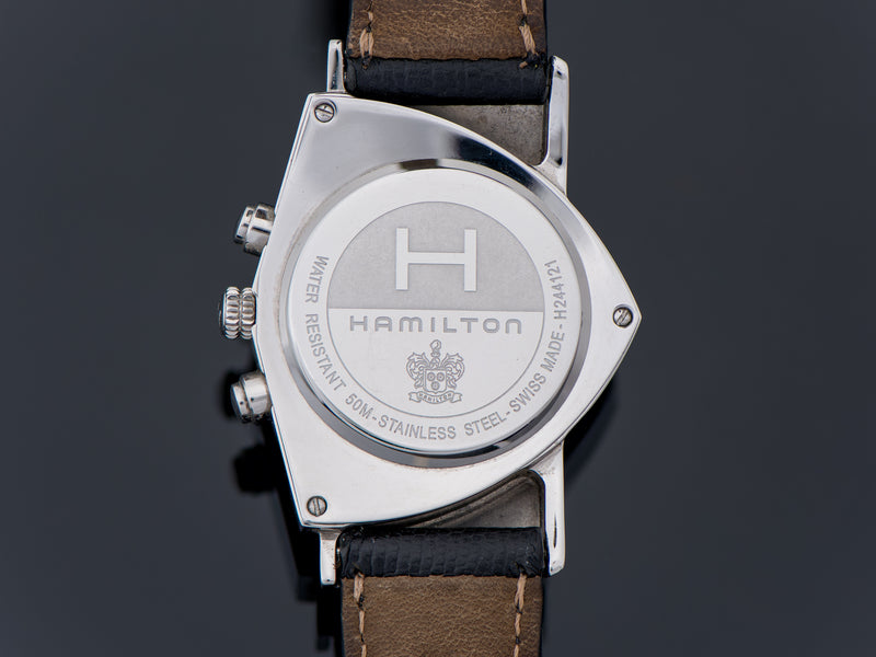 Hamilton Ventura Reissue Stainless Steel Chronograph H244121 Watch Case Back