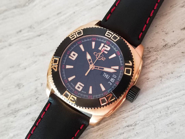 Gevril Hercules Watch ESA 9158 Dynotron Electronic Movement
