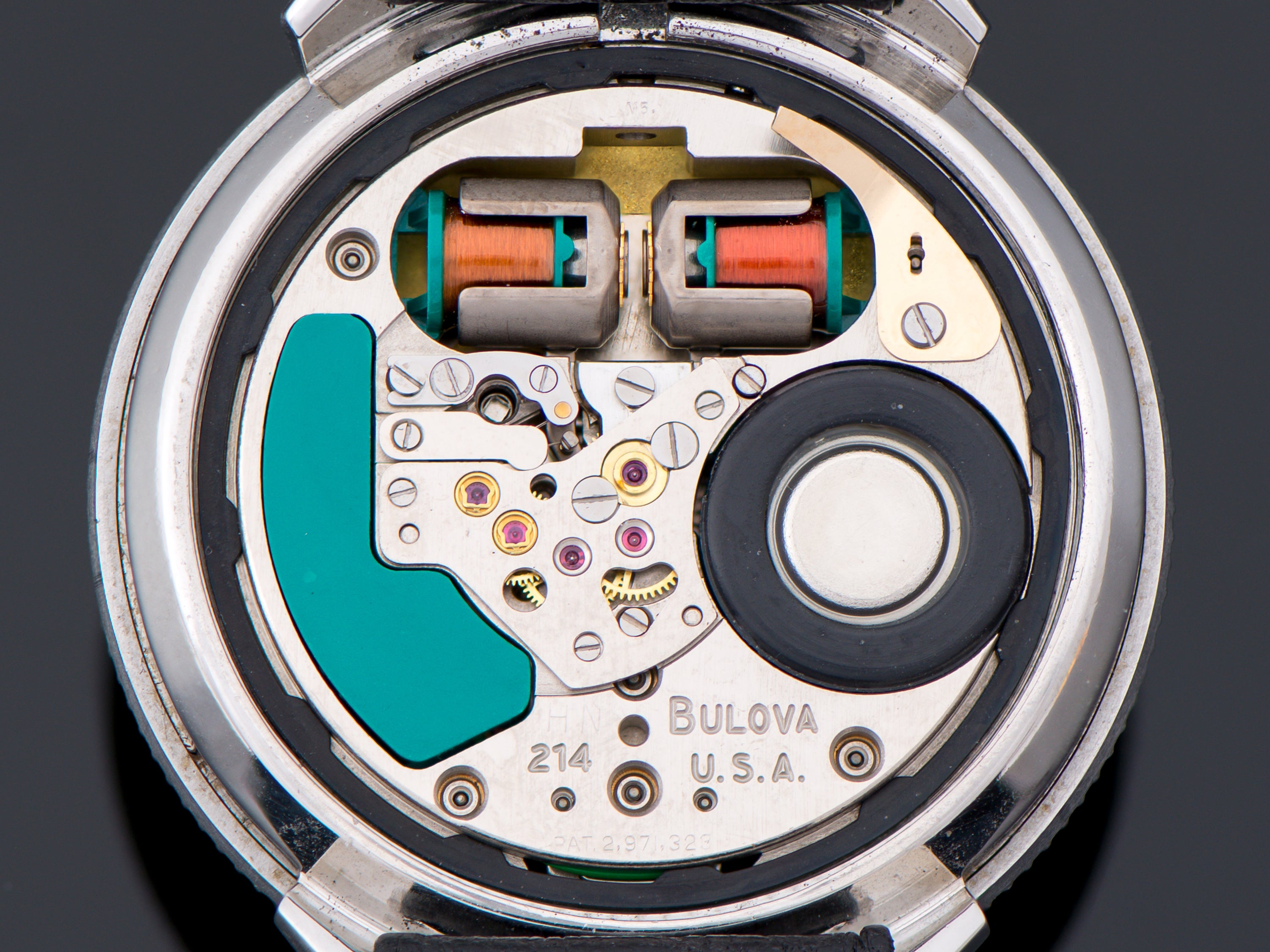 Bulova Accutron Astronaut Original Black Dial Stainless Steel Watch