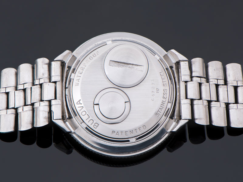 Bulova Accutron Astronaut Watch Stainless Steel Case Back