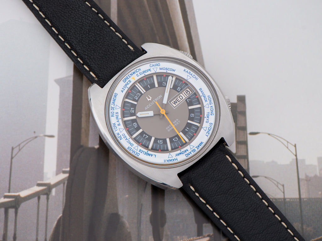 Bulova world on sale time watch