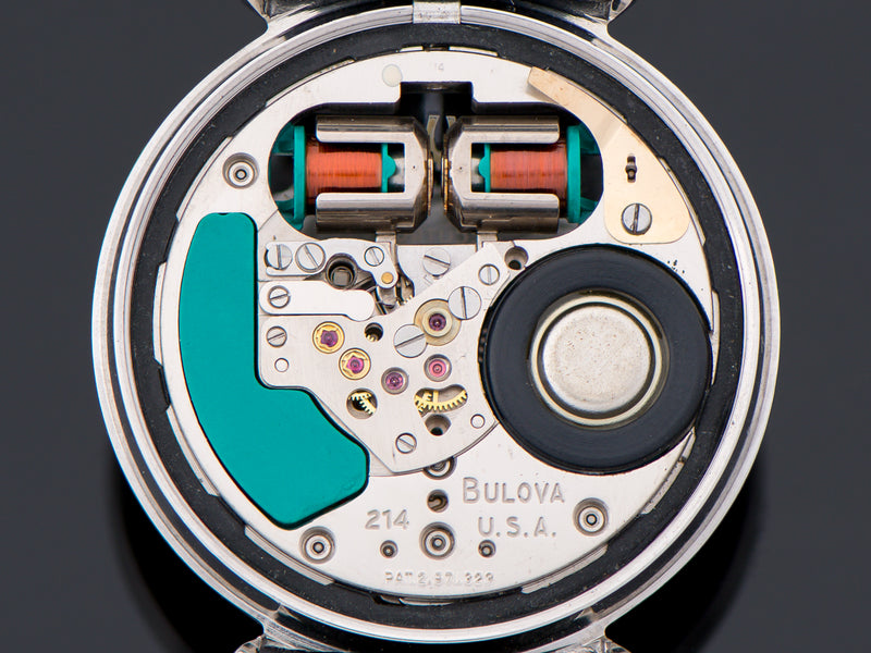Bulova Accutron Spaceview Bowtie Tuning Fork 214 Watch Movement