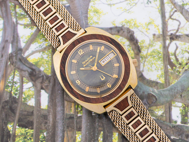 Bulova Accutron Woody 2182 Watch With Original Bracelet