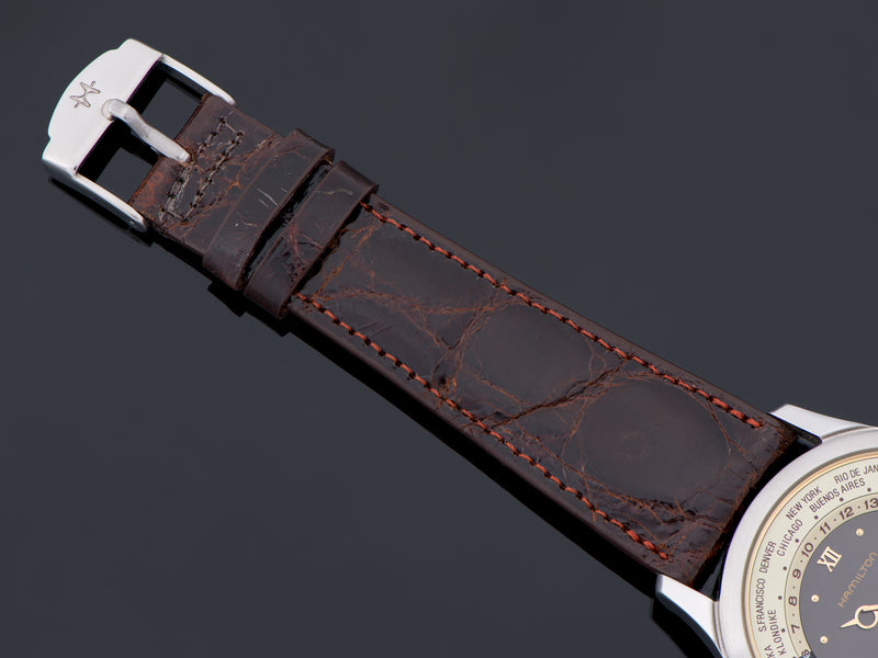 Hamilton Signed Watch Strap with Signed Buckle