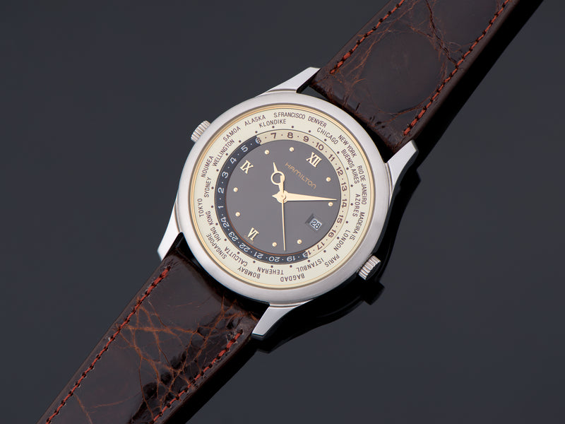 Hamilton 8984 World Time Quartz Watch
