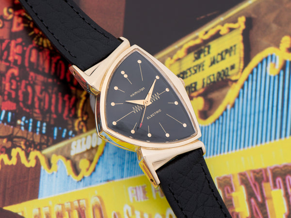 Hamilton Electric 14K Gold GE Pacer Breakthru '60 Watch (Ventura II)