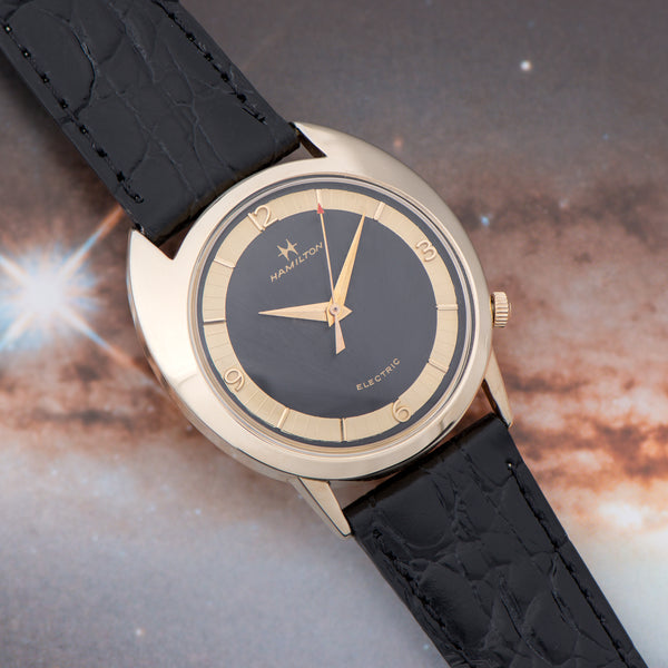 HAMILTON ヴィンテージ　ブラック 時計 この腕時計、気持ちいい…」ブラックPVDでより艶やかに！ハミルトン