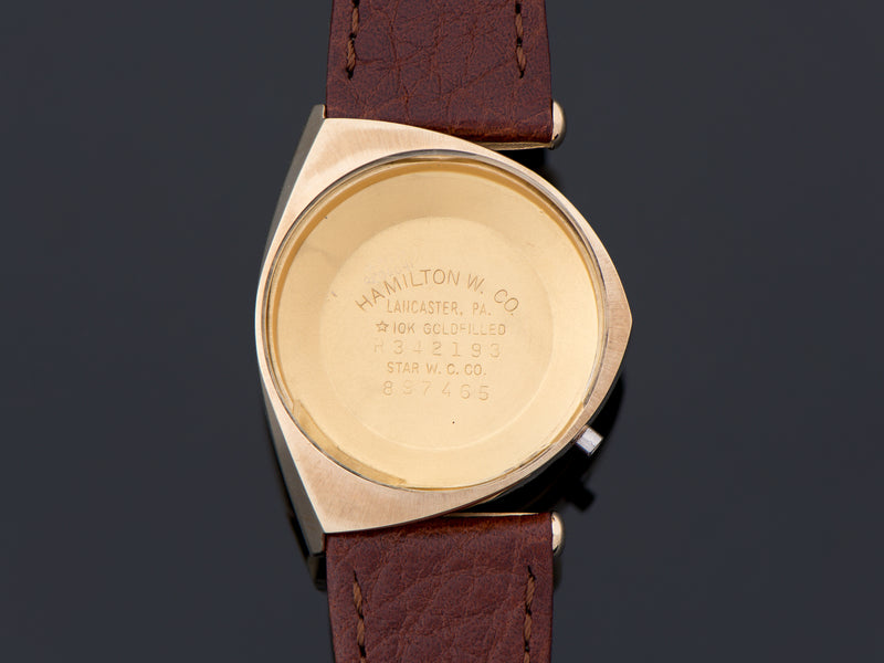 Hamilton Electric Savitar II Inner Watch Yellow Gold Filled Case Back