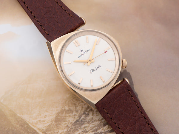 Hamilton Electric Savitar II Watch Yellow Gold Filled