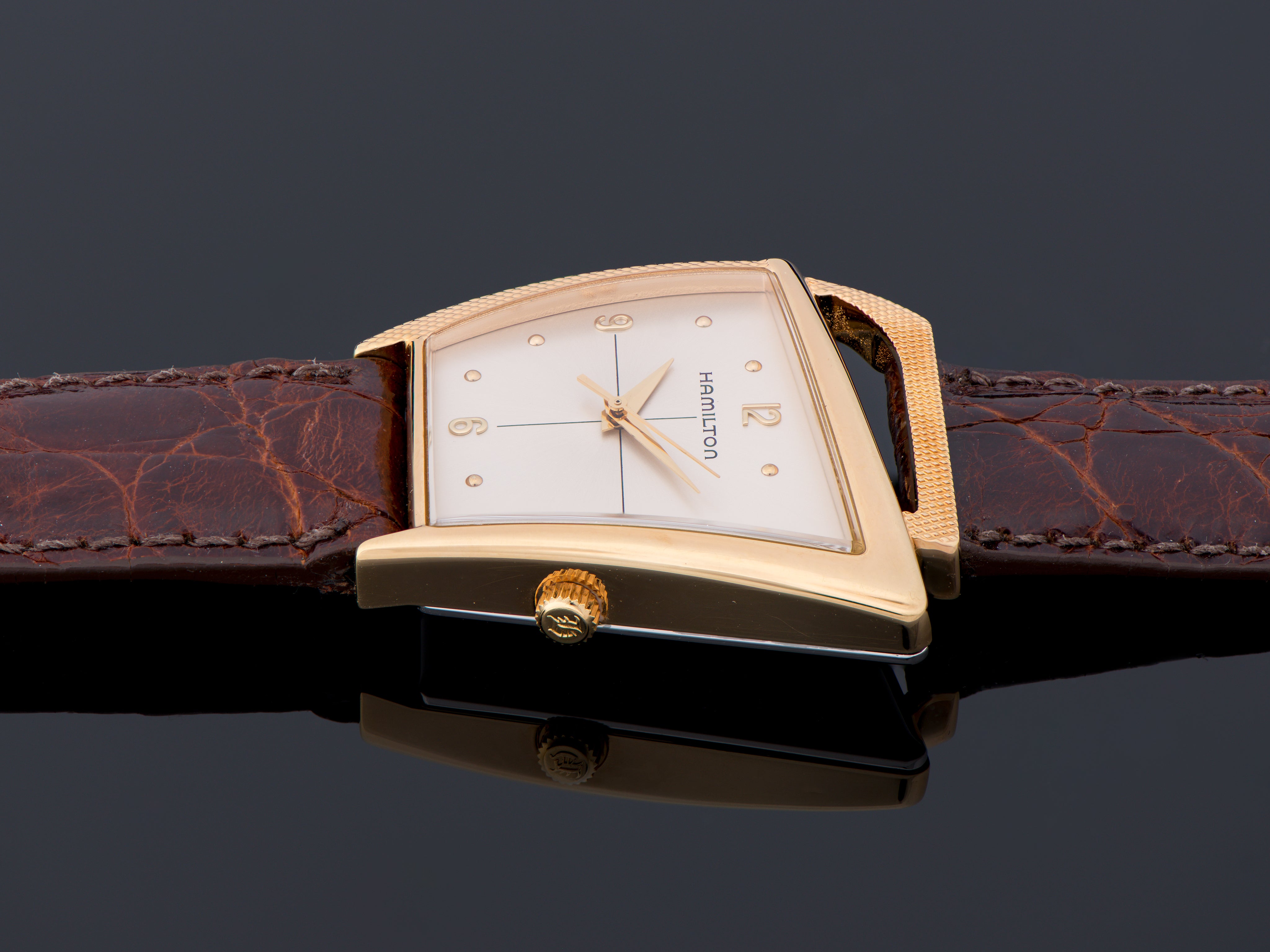 Re Issue Watch Hamilton Flight II Reissue Watch 6230 With Inner and Outer Box Silver