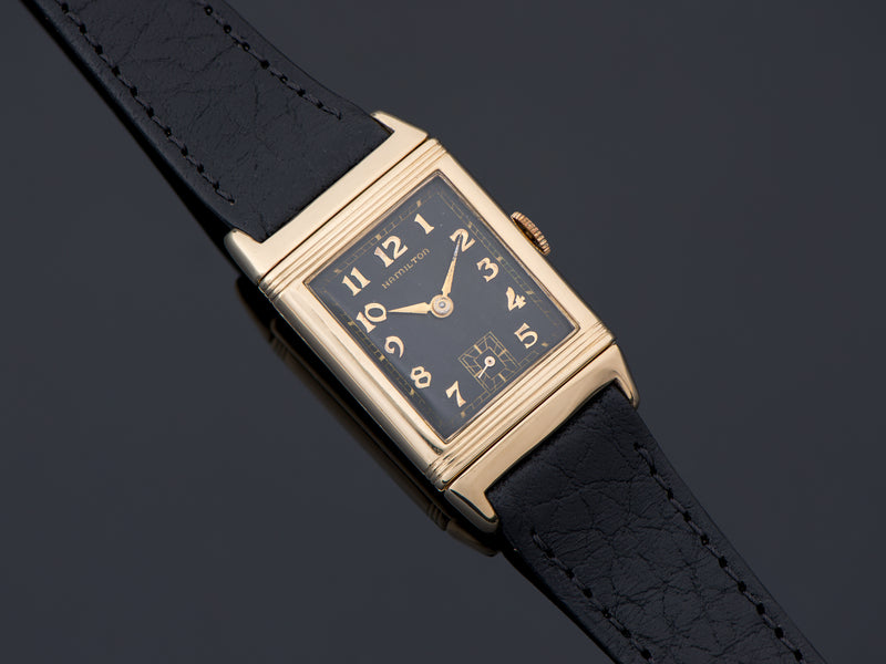 Hamilton Otis "Reverso" Original Black Dial Watch