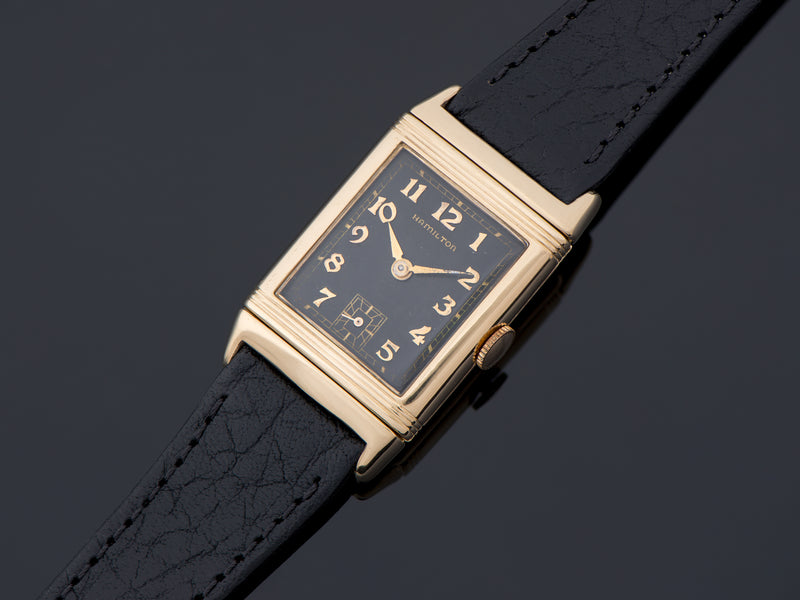 Hamilton Otis "Reverso" Original Black Dial Watch