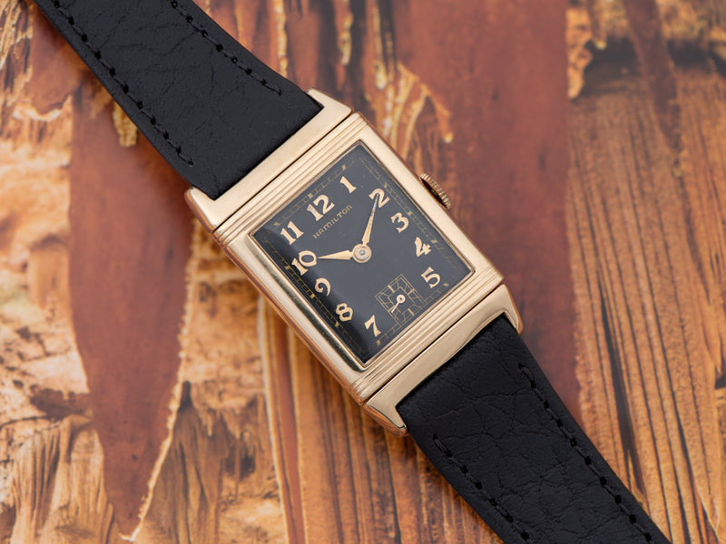 Hamilton Otis "Reverso" Original Black Dial Watch