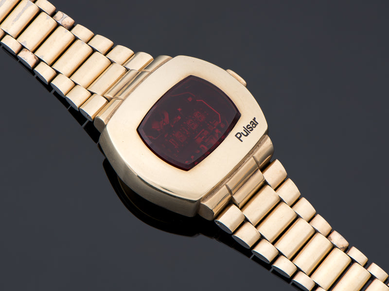 Times Led Watch Hamilton Pulsar P2 Time LED Watch & Original Bracelet