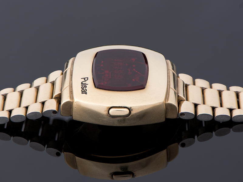 Times Led Watch Hamilton Pulsar P2 Time LED Watch & Original Bracelet