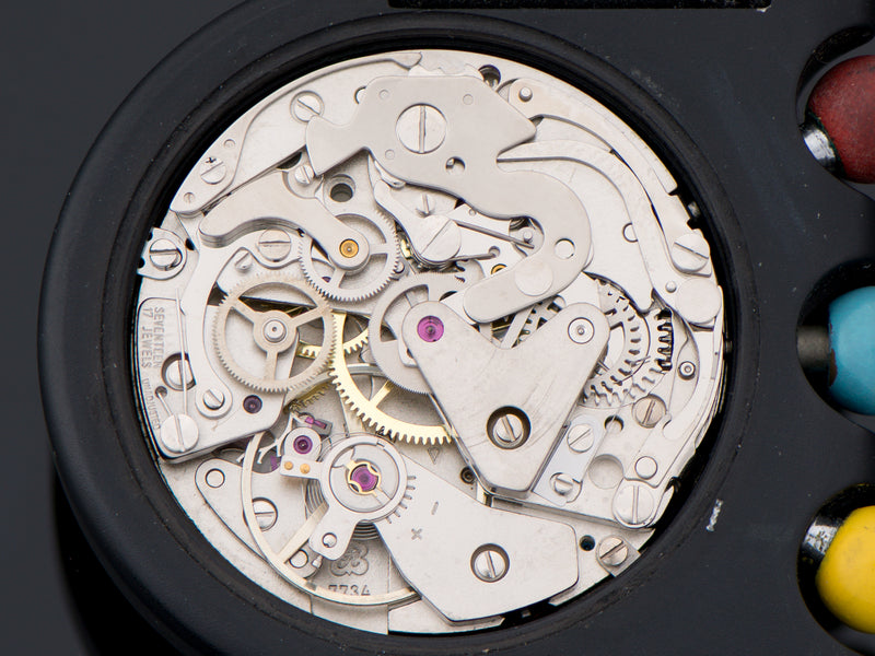 LIP Mach 2000 Dark Master Chronograph Valjoux 7734 Watch Movement