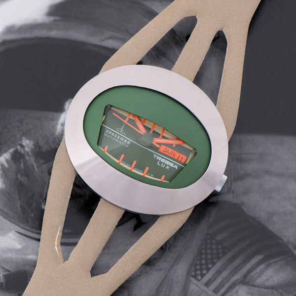 Spaceman Automatic Asymmetric Tressa Lux Watch and Strap