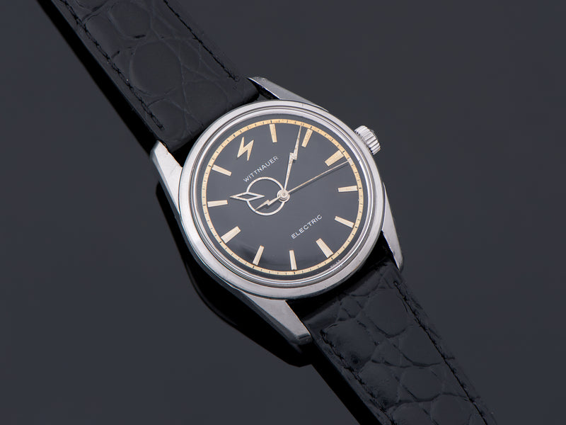 Wittnauer Electro-Chron 4750 Black Dial Watch