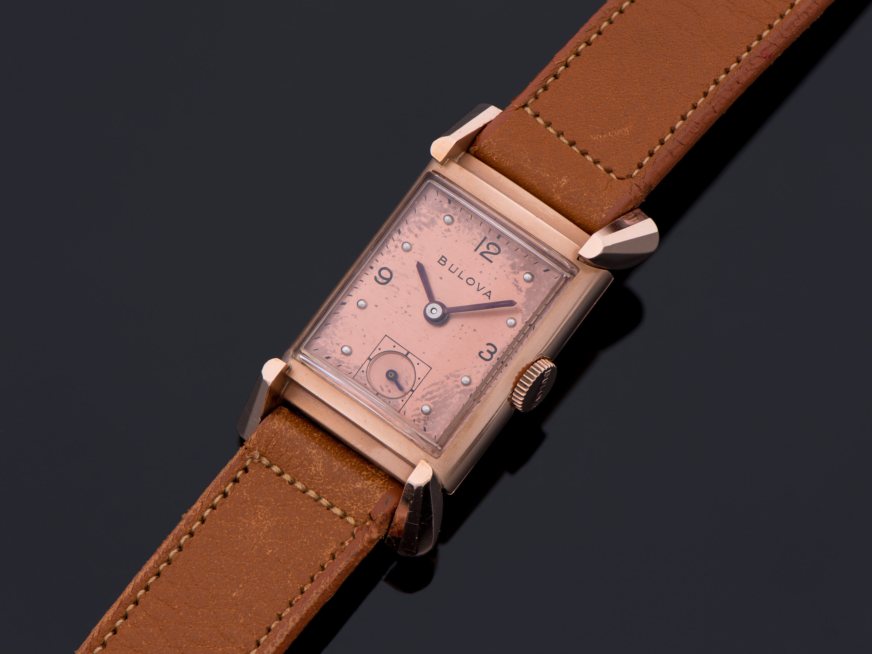 Bulova Rose Gold Watch NEW W/BOX Bulova 14K Rose Gold Ambassador Watch main image 3