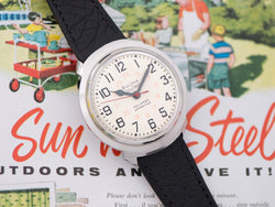 Bulova Accutron 214 Stainless Steel Watch Railroad Approved