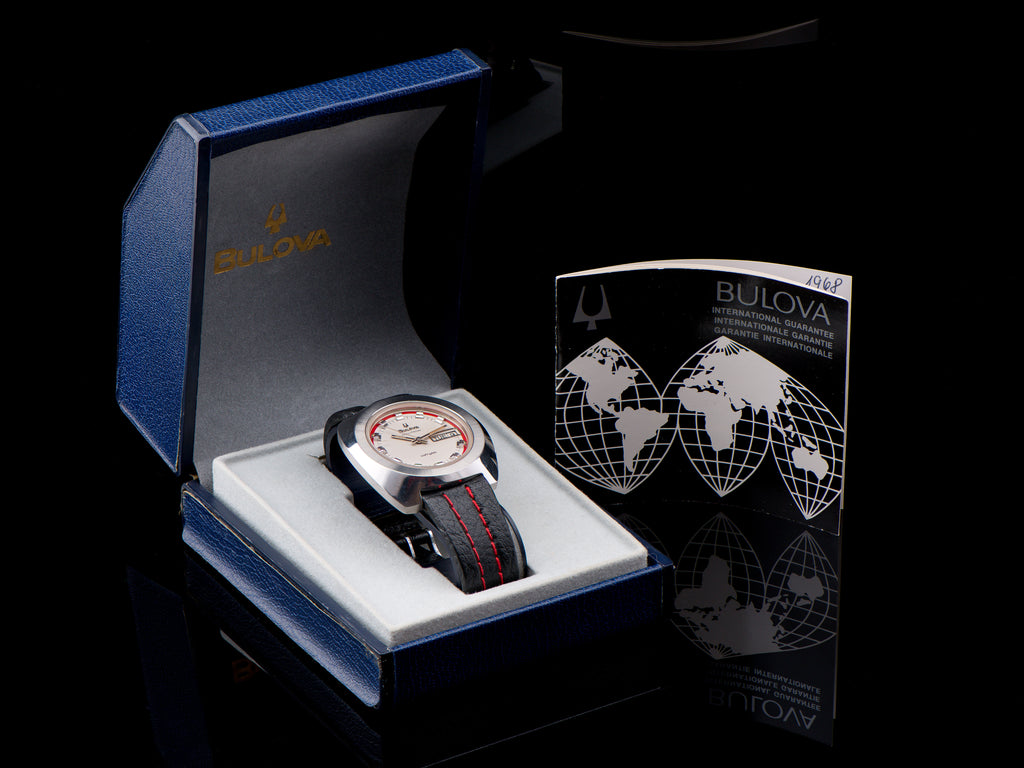 Bulova Accutron 2182F Safirglas Day/Date Watch with Box and 