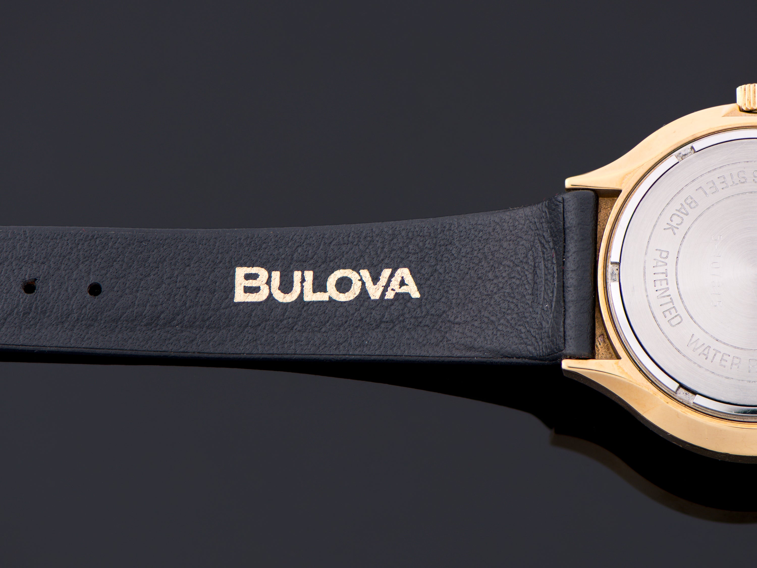 Bulova Accutron 2182G Watch Gold Tone With Original Strap
