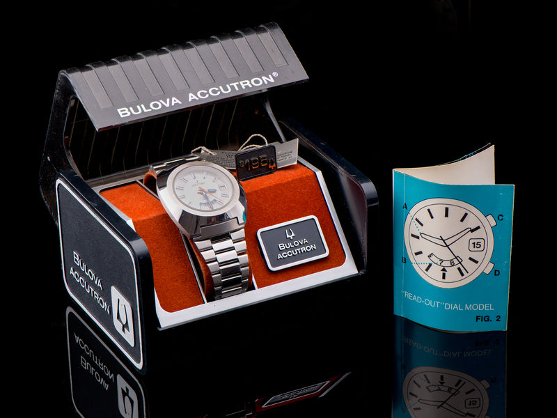 Bulova Accutron Astronaut Mark II Dual Time Zone Watch & Box