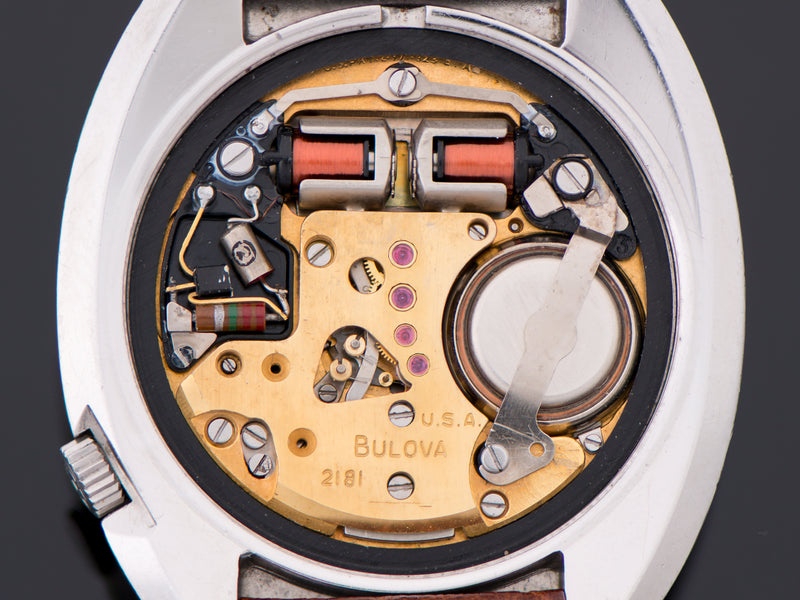 Bulova Accutron Model 261 Stainless Steel 2181 Watch Movement
