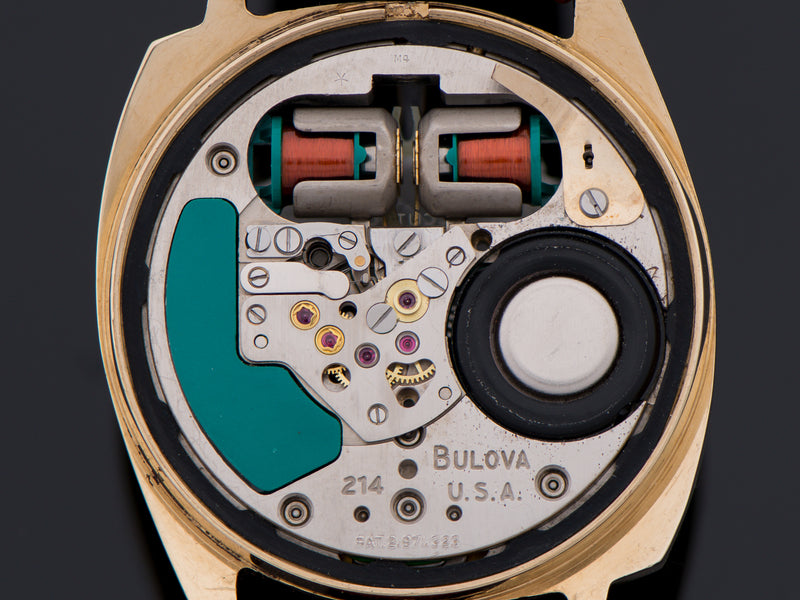 Bulova Accutron Spaceview "Floppy Football" 214 Tuning Fork Watch Movement