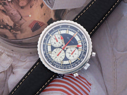 Bulova Chronograph C Stars and Stripes Valjoux 7736 Watch