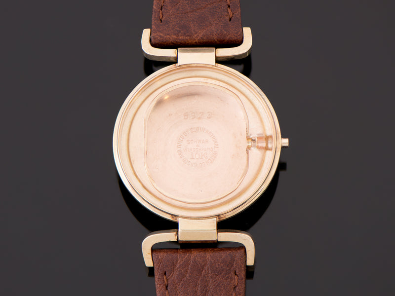 Elgin 10K Yellow Gold Polarus Inner Watch Case Back