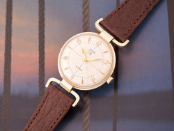 Elgin 10K Yellow Gold Polarus Watch Hinged Lug Drivers