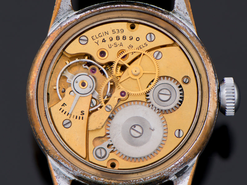 Elgin A-11 World War II Military Hacking 539 Watch Movement