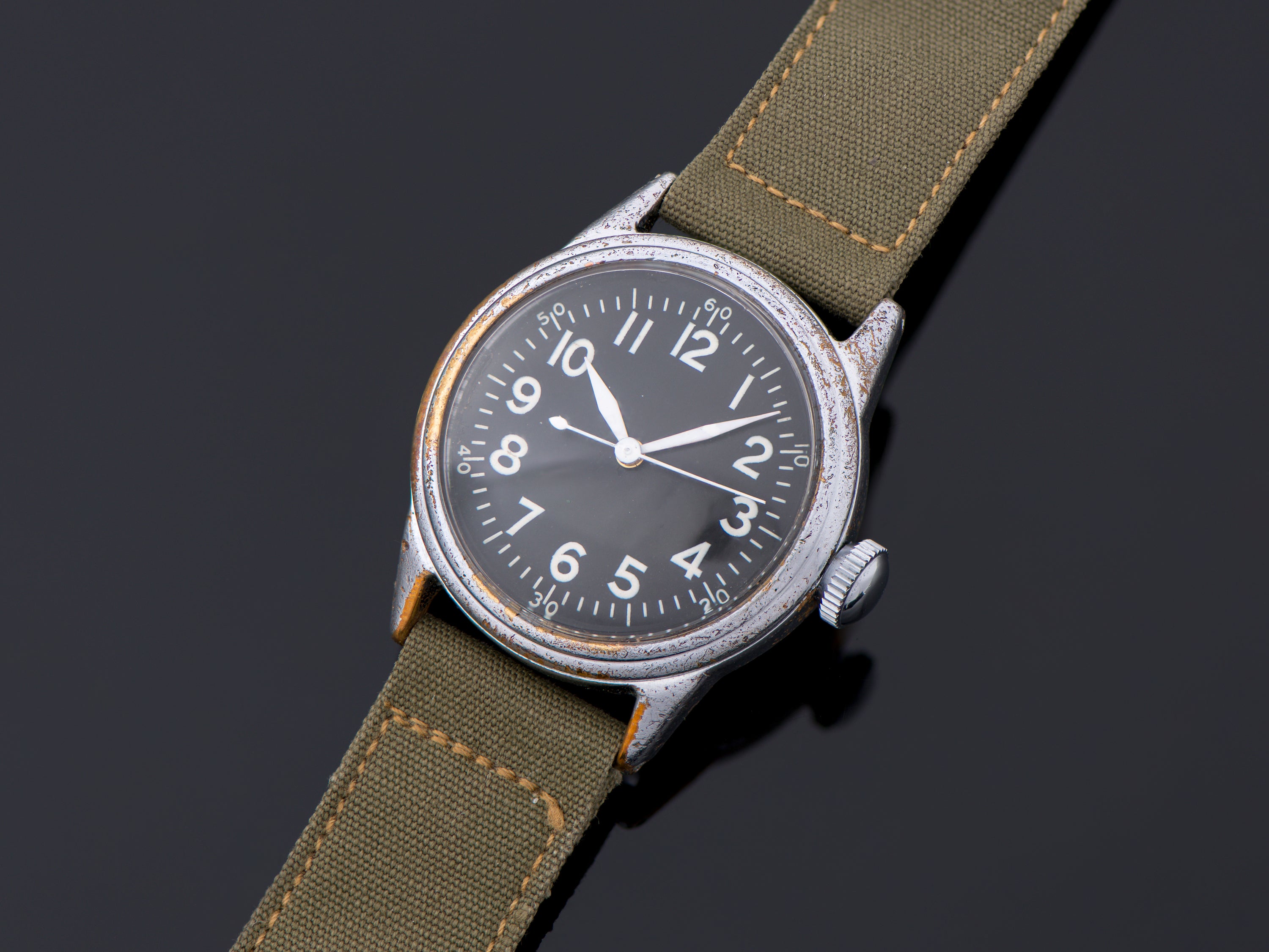 Elgin A-11 World War II Military Hacking Watch
