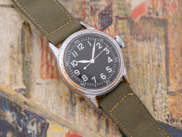 Elgin A-11 World War II Military Hacking Watch