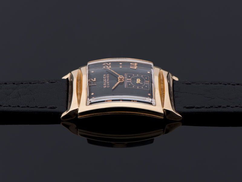 Gruen Curvex Constellation 14K Gold Watch
