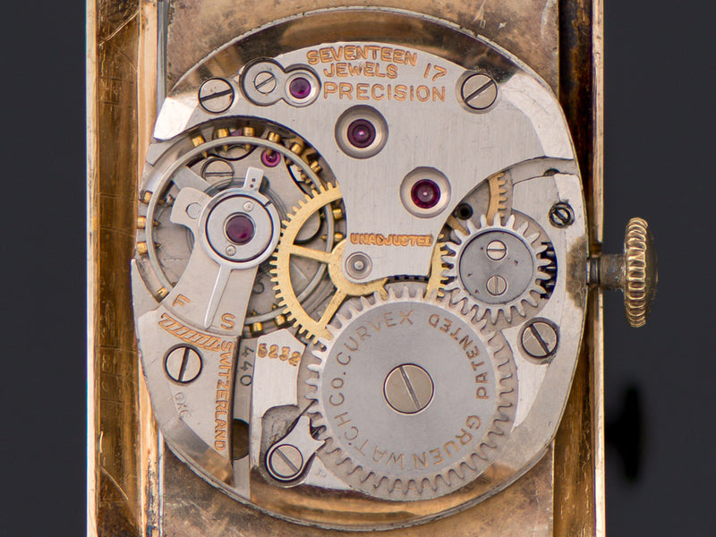 Gruen Curvex Sentry Precision Mechanical Watch Movement