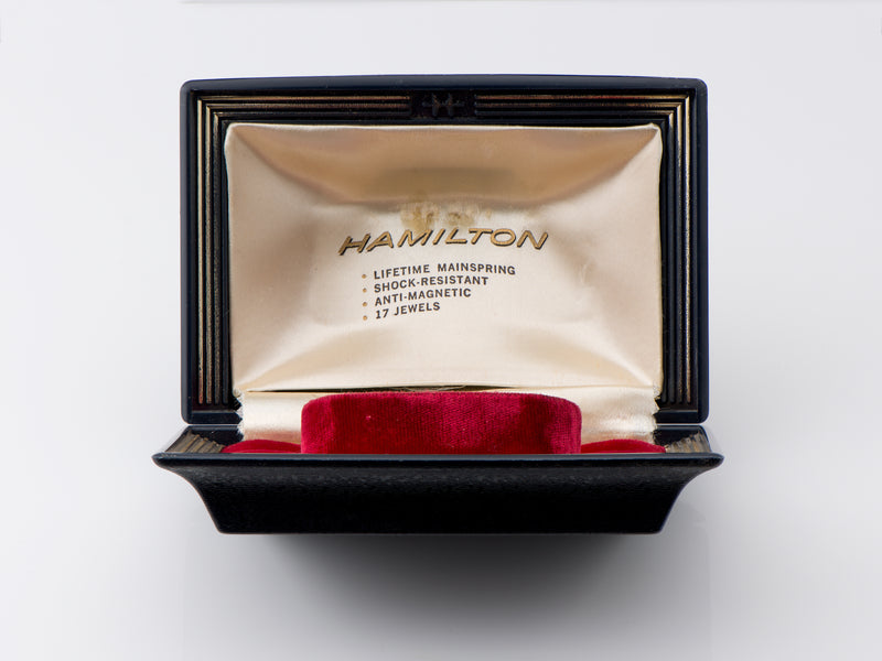 Hamilton Clamshell Watch Box for Medallion 22 Jewel Watch