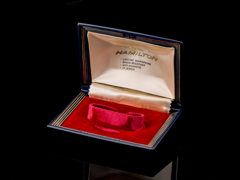 Hamilton Clamshell Watch Box for Medallion 22 Jewel Watch