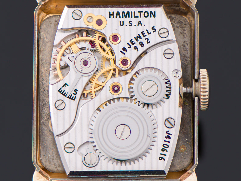 Hamilton Ashley 982 Watch Movement Circa 1948