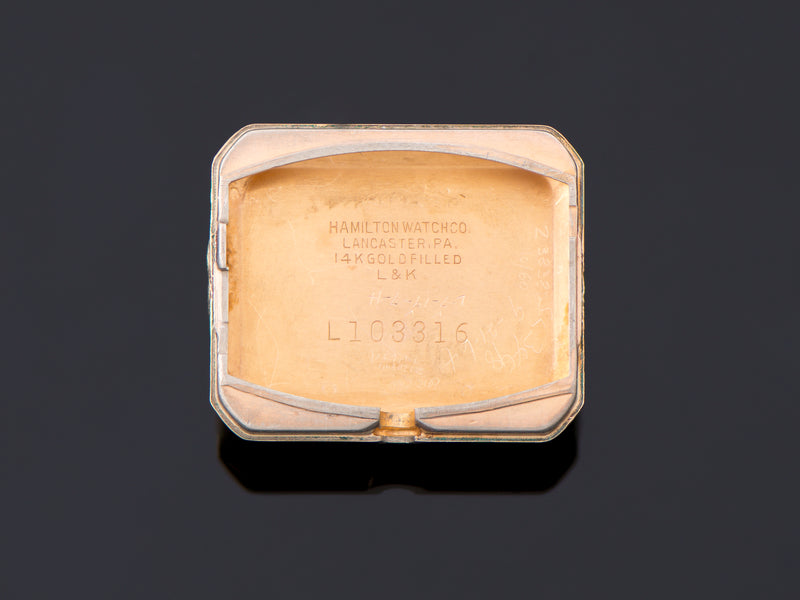 Hamilton Ashley Gold Filled Inner Watch Case Back Circa 1948 